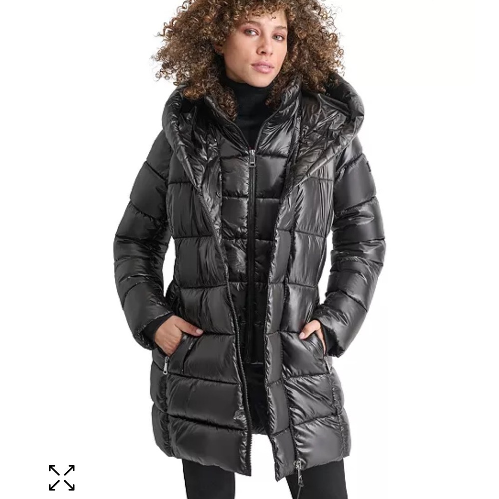 DKNY Black Puffer Jacket